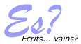 Logo du site Ecrits... vains?